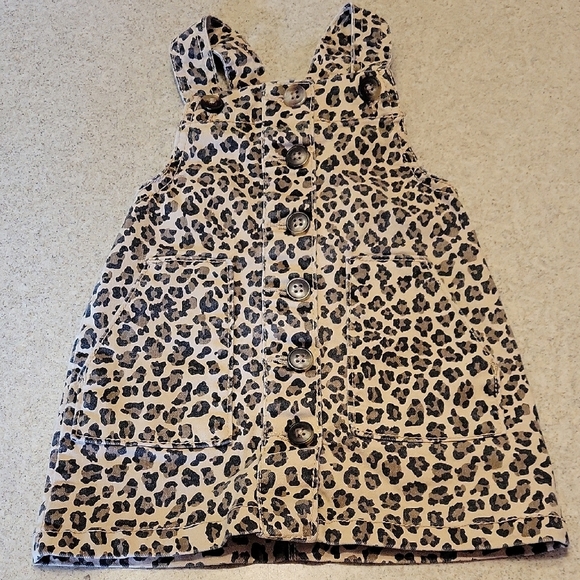Leopard Print Button-Down Dress - Picture 1 of 5